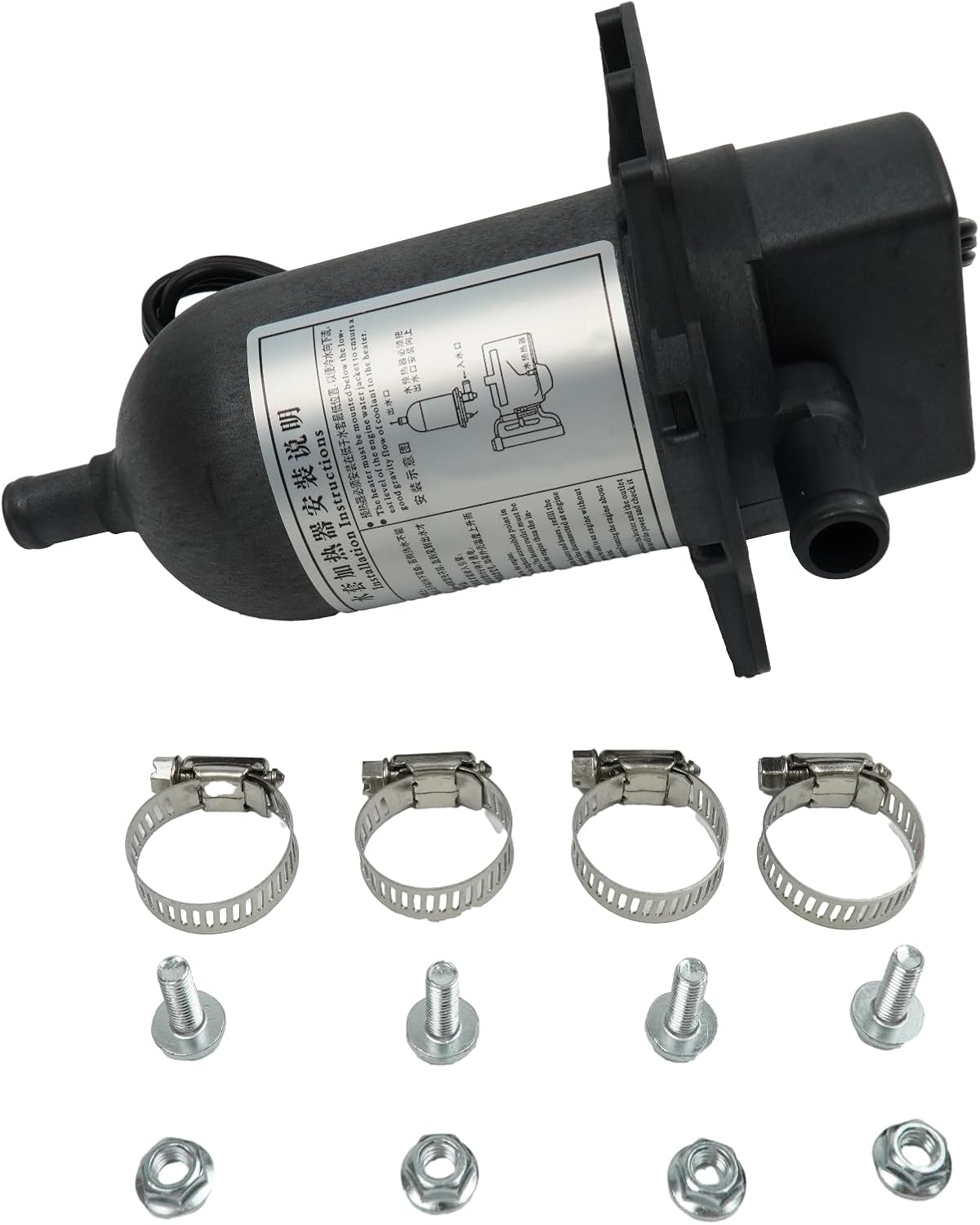 ZTUOAUMA Engine Block Heater Compatible with Hotstart TPS101GT10-000 Caterpillar 263-0630 Generac 084918A 1000W 120V Option 100-120°F Coolant PreHeater