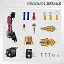 DNA MOTORING 14 Inch High Performace Electric Cooling Slim Radiator Fan with Mount Kit, Black, RAF-14+FMK gallery image
