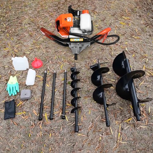 image for wuyule 72cc Auger Post Hole Digger, 2 Stroke Post Hole Digger Gas Powe