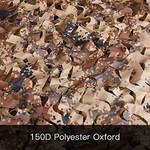 Image of LOOGU Custom Woodland Camo Netting Camping Military Hunting Camouflage Net 6.5 x 10ft, 6.5 x 26ft, 10 x 10ft, 10 x 13ft, 10 x 16.5ft, 13 x 16.5ft, 16.5 x 20ft, 20 x 20ft