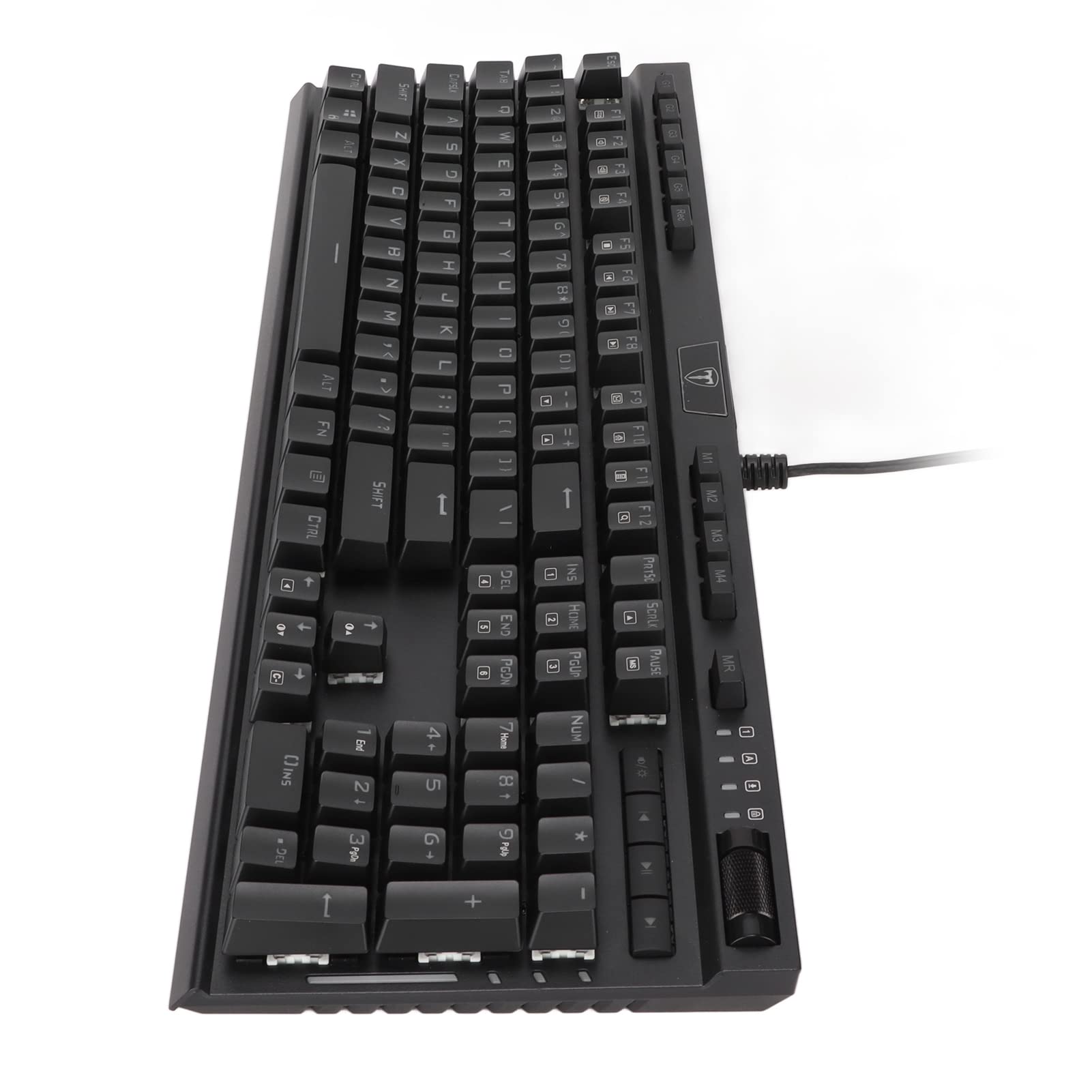 Klawiatura Mechaniczna Przewodowa Klawiatura do Gier z Podświetleniem RGB dla Graczy Komputerowych z Ergonomicznym Podparciem Nadgarstka