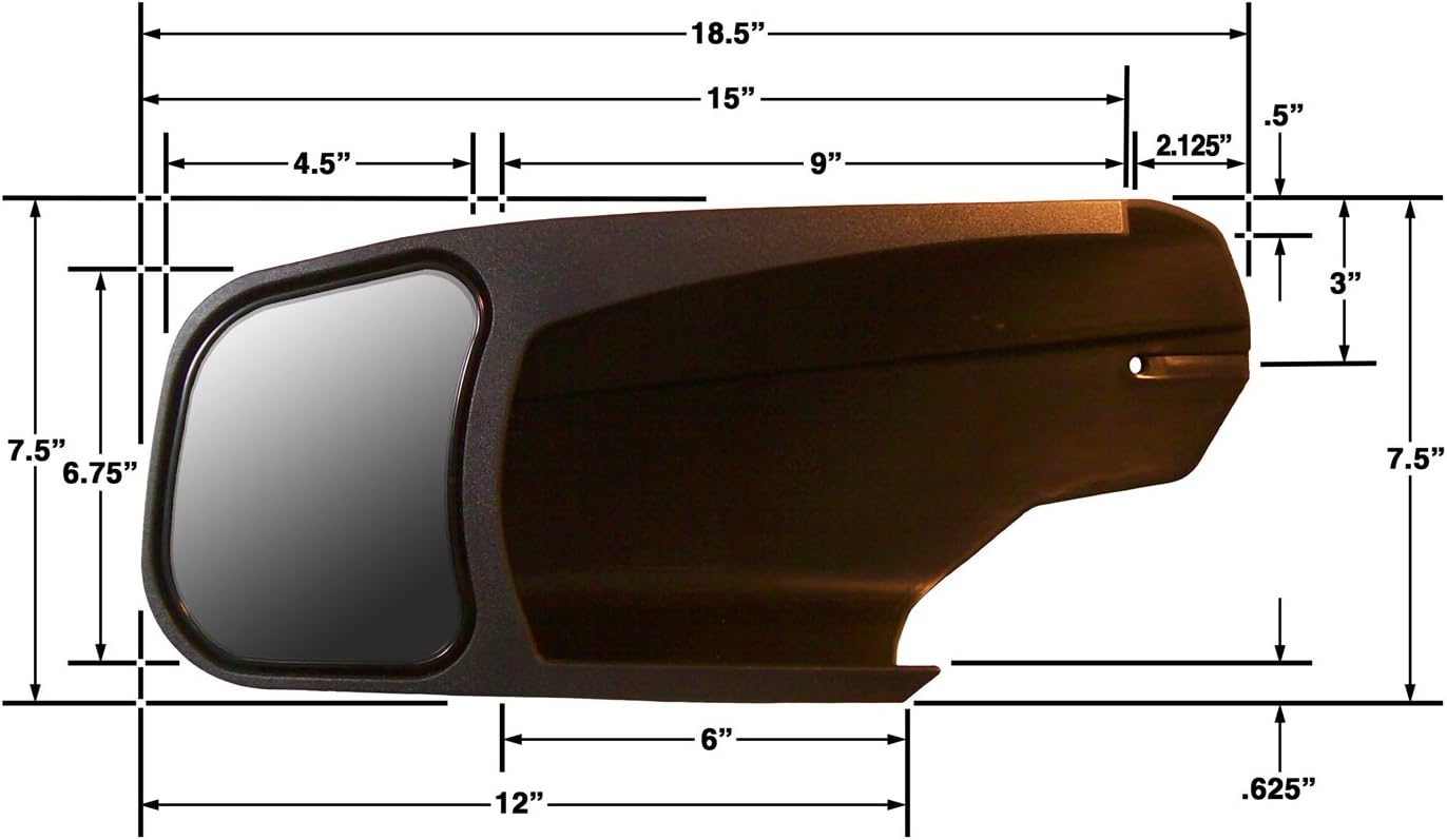 Crаzу Dеаlѕ CIPA 10950 Chevrolet/GMC Custom Towing Mirror - Pair, black