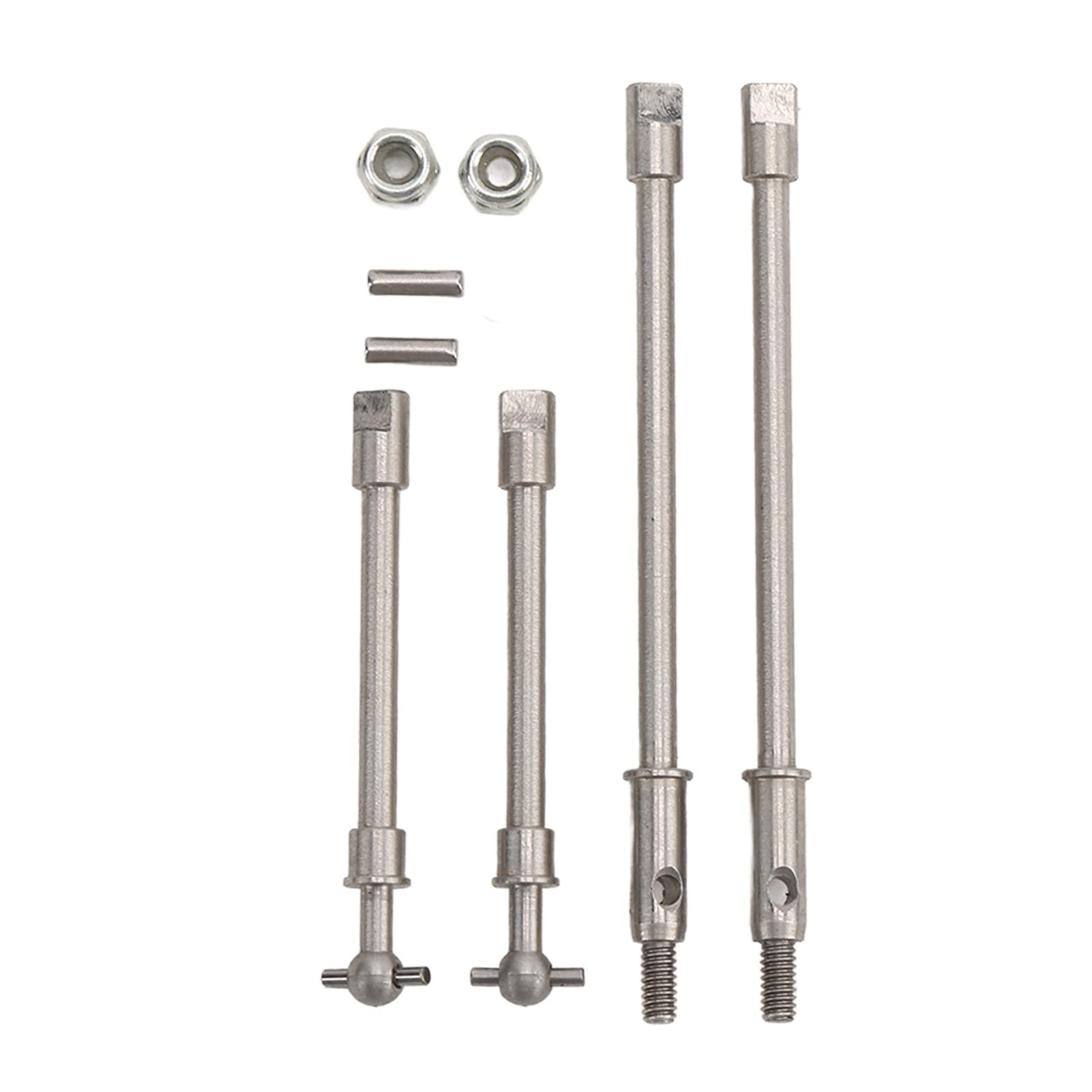 Kit d'essieu d'arbre d'entraînement CVD arrière en métal, pièces de garde-boue pour voiture sur chenilles Axial SCX24 1/24 RC