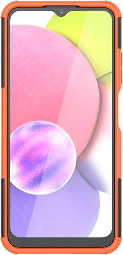 Miniatura 3 de CCSmall Funda para Samsung Galaxy A03S, diseño de patrón de neumáticos híbrido TPU+PC Material doble capa de protección a prueba de golpes con