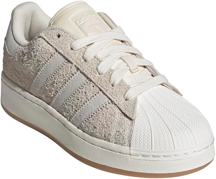 adidas Womens Superstar XLG Lace Up Sneakers Shoes Casual - Beige - Image 2