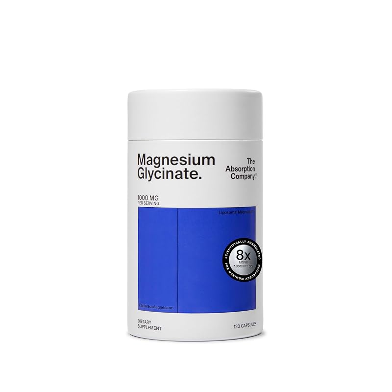 The Absorption Company Suplemento de Magnésio Glicinato 1000 mg — 120 cápsulas