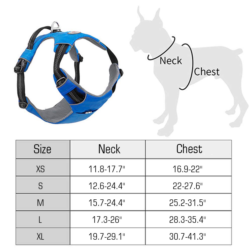 Cablaggio del Cane No Pull Riflettente Regolabile Imbottito Morbido Pet Gilet con Un Allenamento Maniglia, 2 Metal Ganci Guinzaglio per Le Piccole E Grandi Walking Dogs