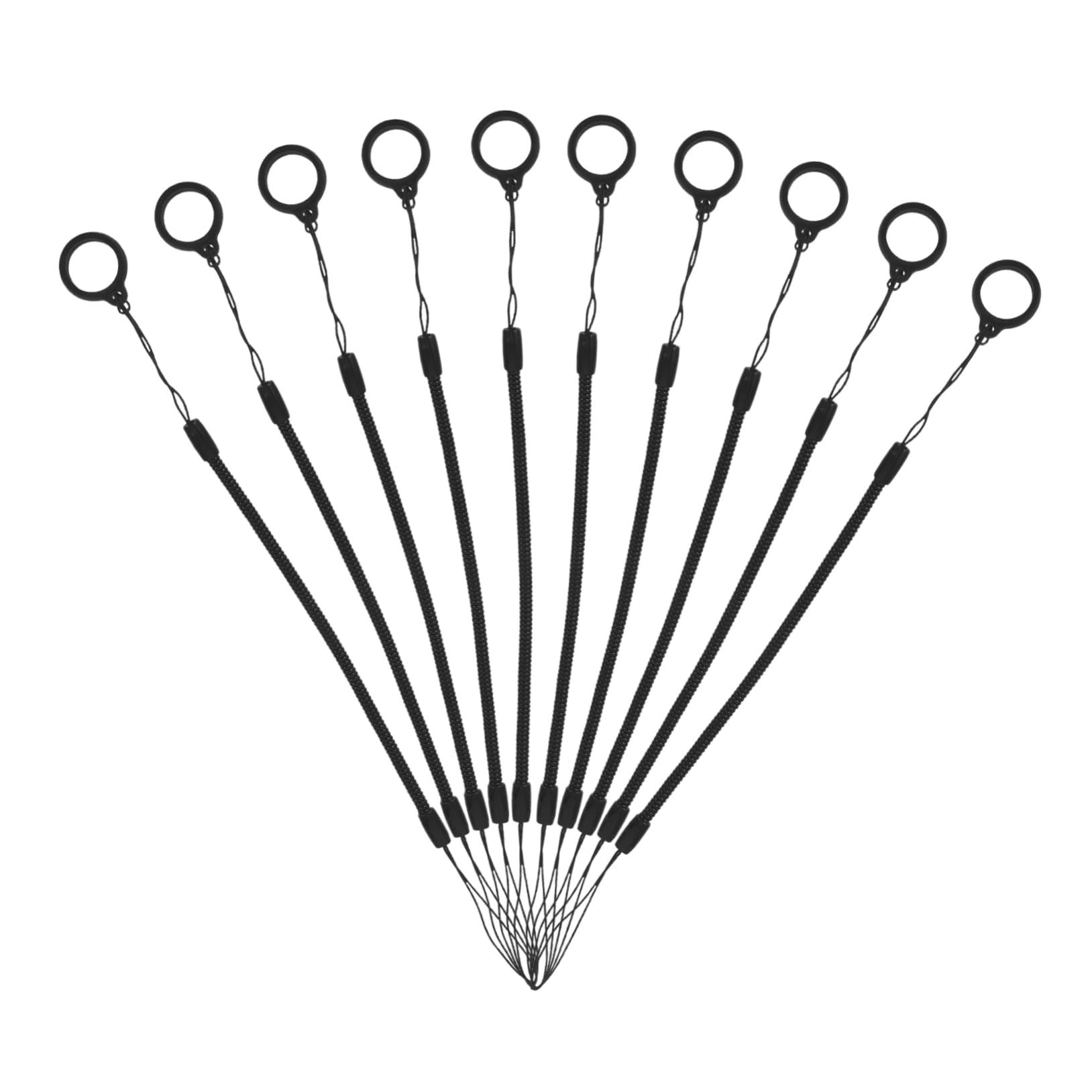 VILLCASE Convenient Pen Lanyard 10 Pcs Stylus Pen Spring Rope Anti Lost Rope for Touchscreen Pens Lanyard Tether for Mobile