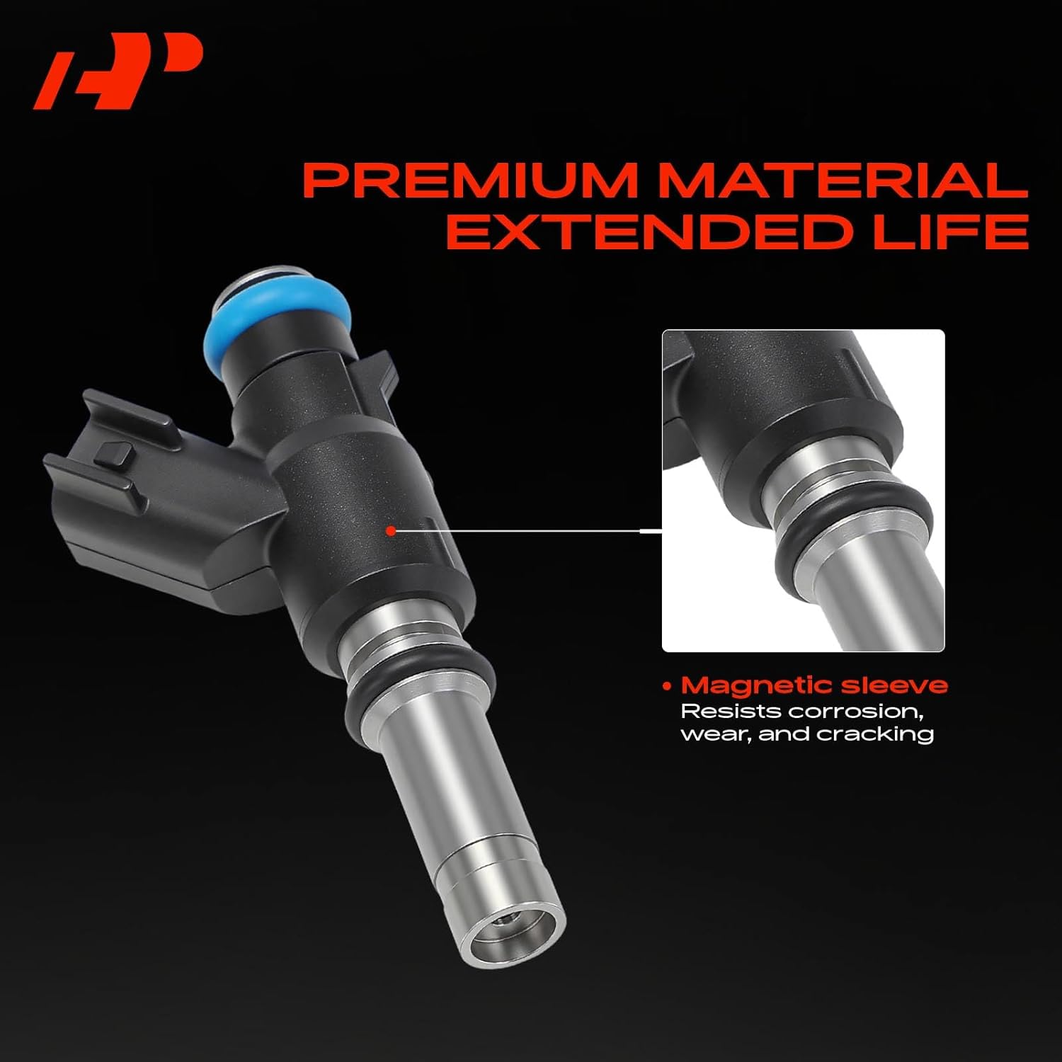 A-Premium Set of 4 Fuel Injectors Compatible with Chevrolet Aveo 2009-2011, Aveo5 2009-2011 & Pontiac G3 2009-2010, 1.6L