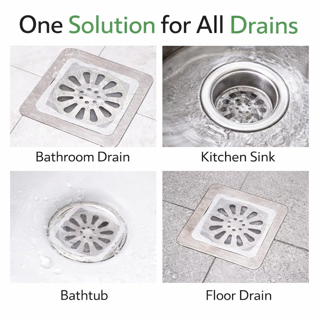 Drain Hair Catcher Stickers - Prevent Clogs! -5