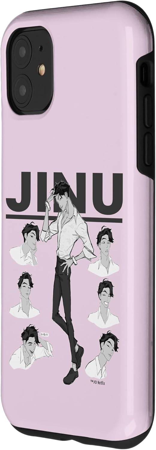 Kpop Demon Hunters Jinu Expressions Case for iPhone 11