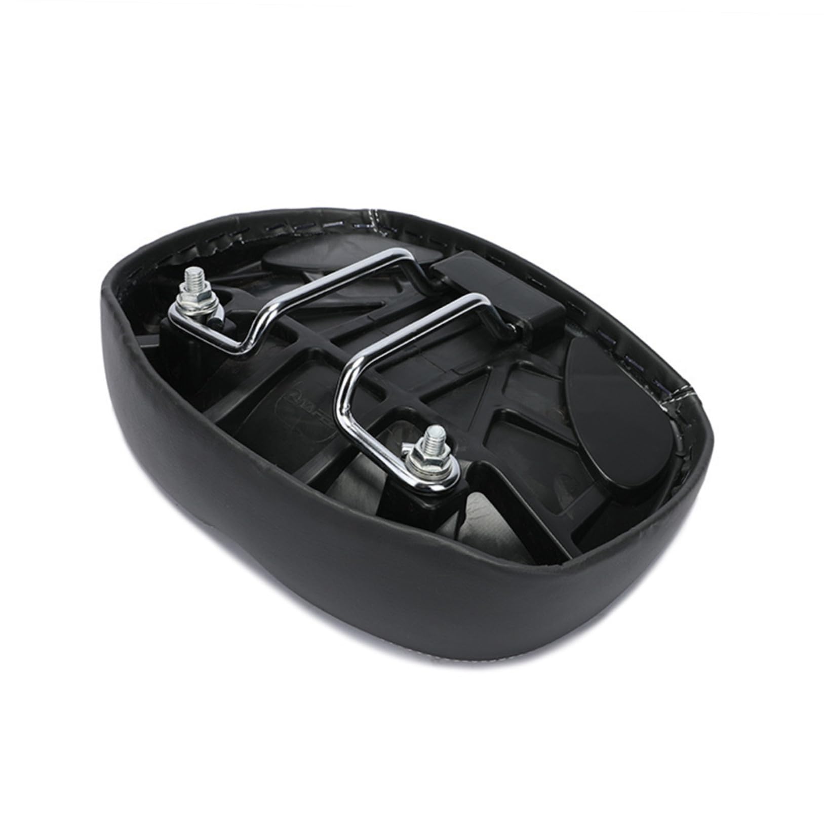 Hemobllo Coussin de Siège de Vélo PU Épaissi Coussin de Respirant pour Vélo de Montagne Route Équipement de Cyclisme Extérieur Noir