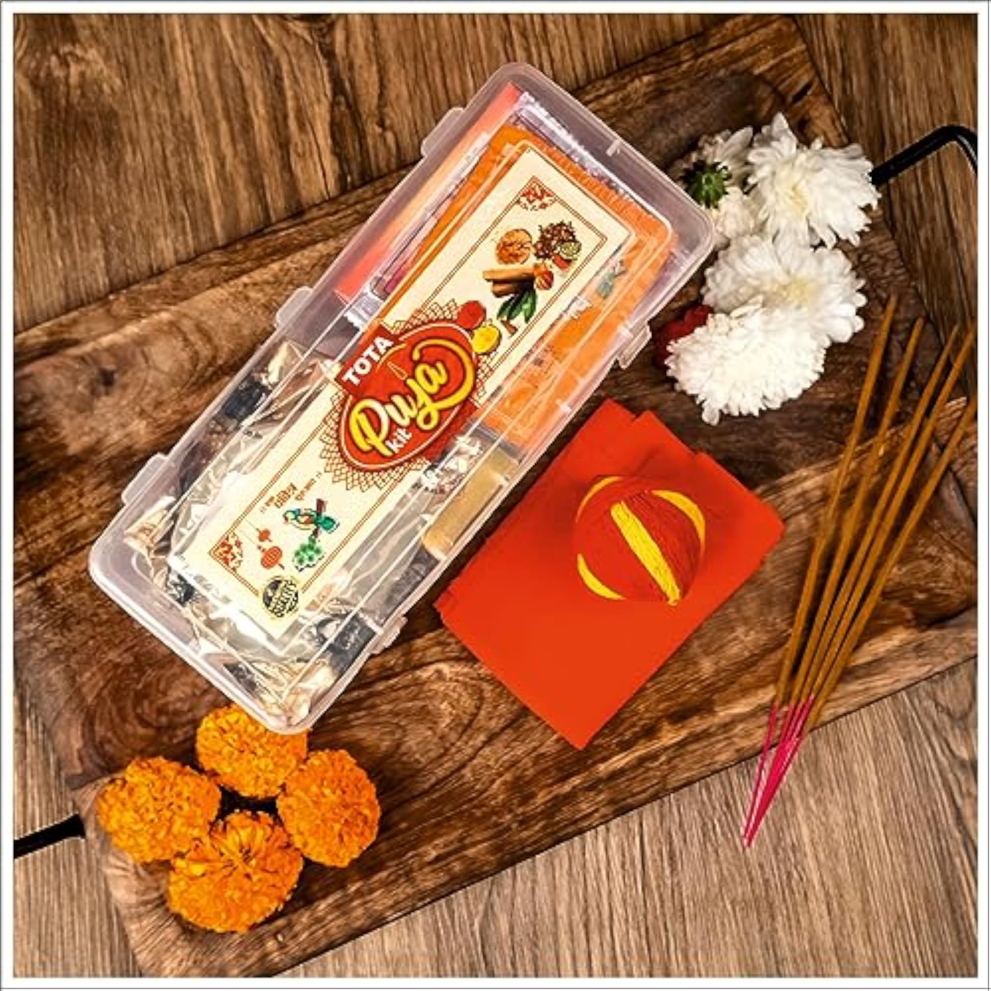 Complete Puja Samagri Kit with 21 Pooja Items
