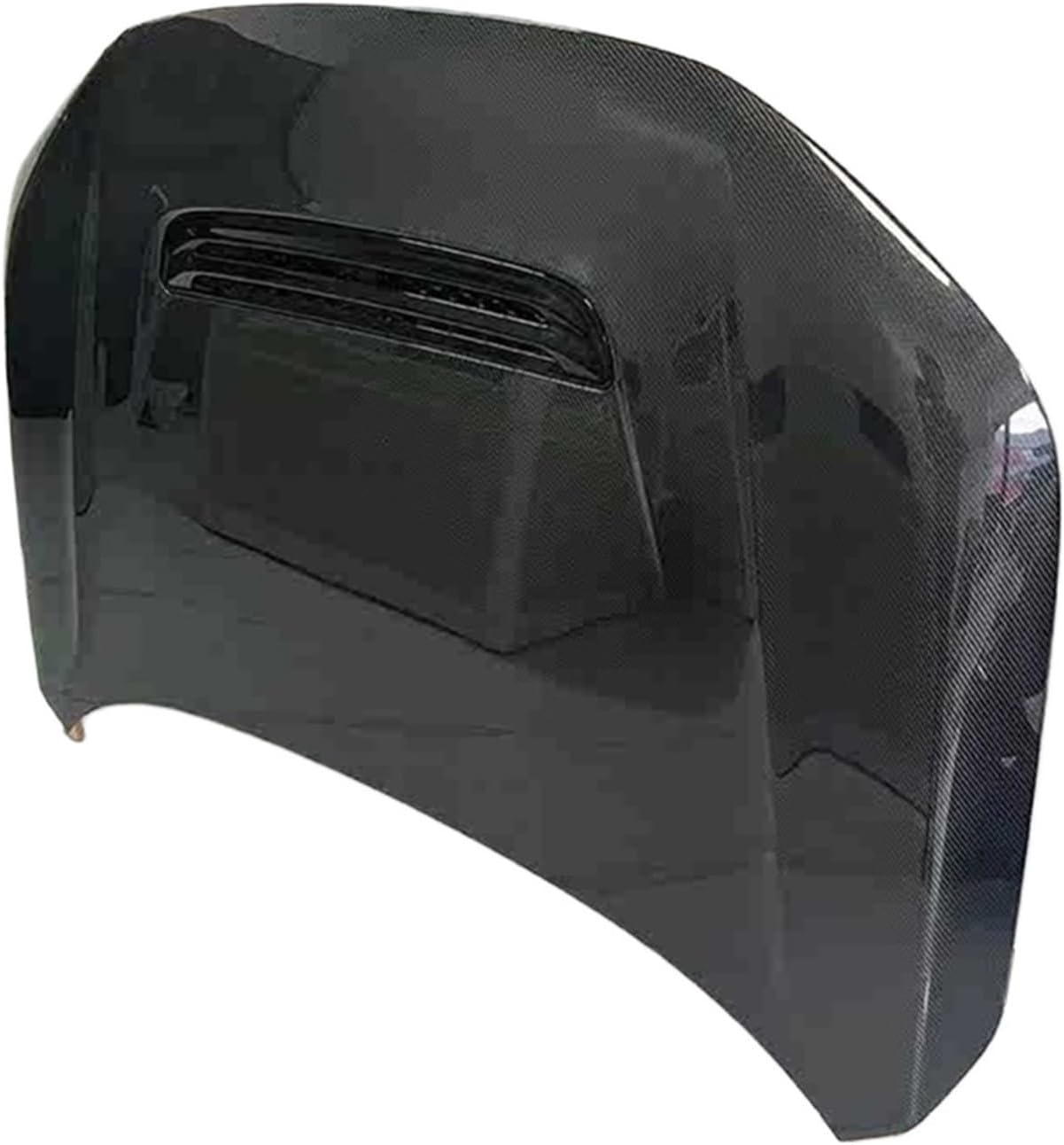 Hood Scoops for Cars， Carbon Fiber Engine Hood Bonnet Compatible for Honda Civic 11th Type R FL5 2021-2023