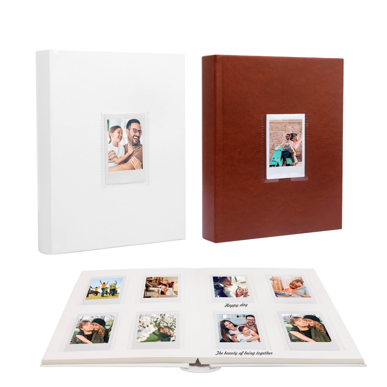 Amazon.com: 2 Packs 128 Pockets Photo Album with Writing Space