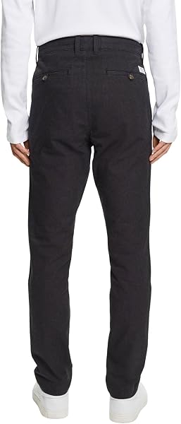 ESPRIT Herren Hose Essential Chino 32W / 32L 010/Anthracite - 1