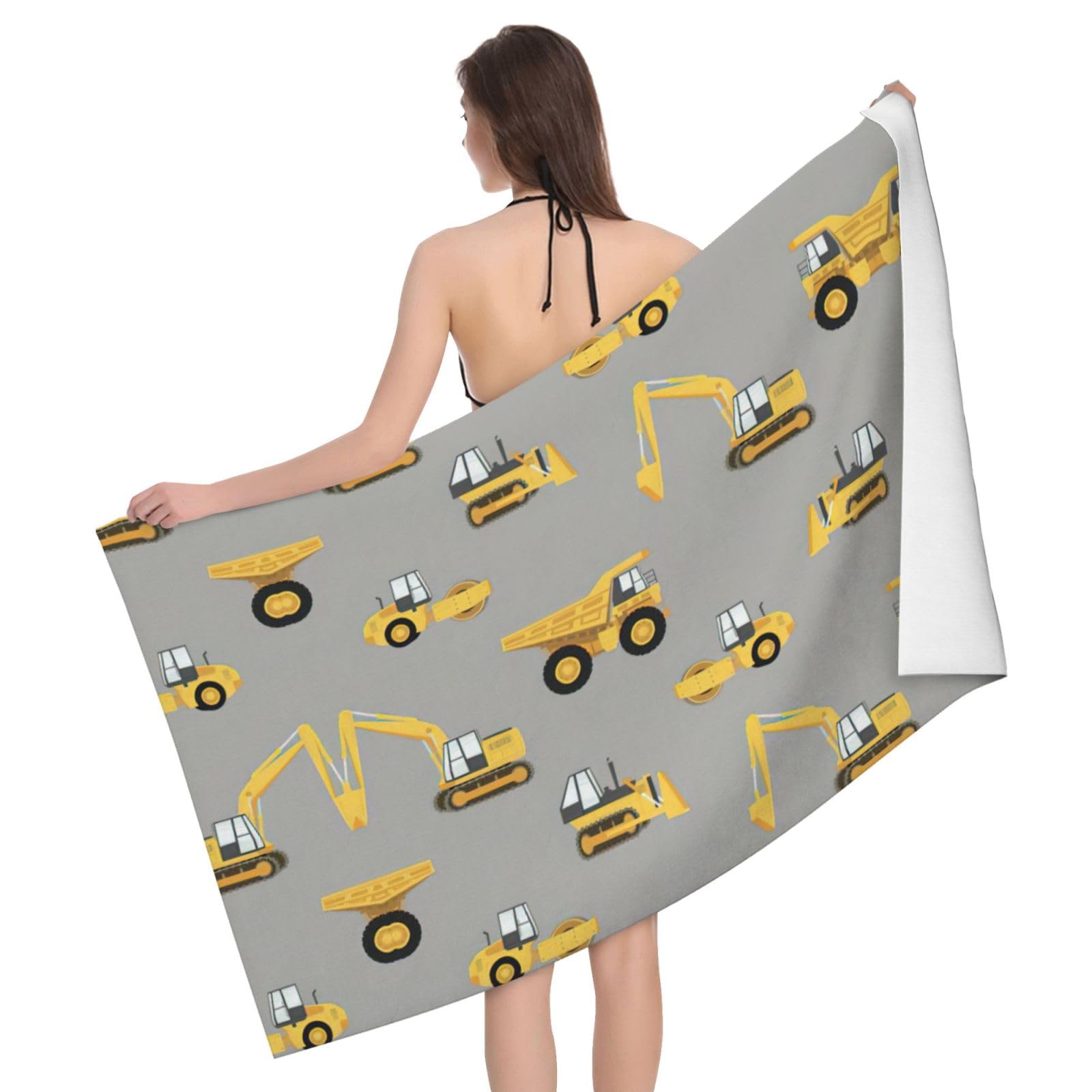 Serviette de bain imprimée pour anniversaire et cadeau de mariage