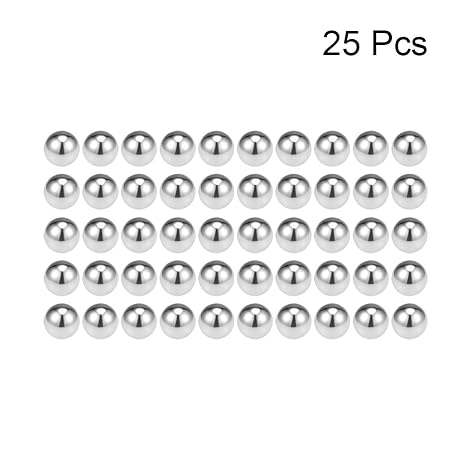 uxcell 8mm Bearing Balls 304 Stainless Steel G100 Precision Balls 25pcs