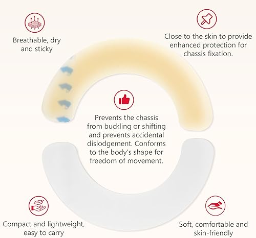 Miniatura 3 de DERAYMI 20 tiras de barrera para ostomía, cinta elástica de colostomía de 0.079 pulgadas de grosor para evitar fugas, extensores de brida