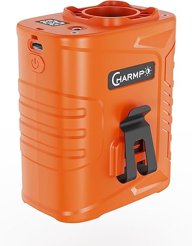 Miniatura 9 de Ventilador de cintura portátil – Batería de 6000 mAh, 3 velocidades, flujo de aire fuerte, hasta 16 horas de tiempo de trabajo, ventilador portátil