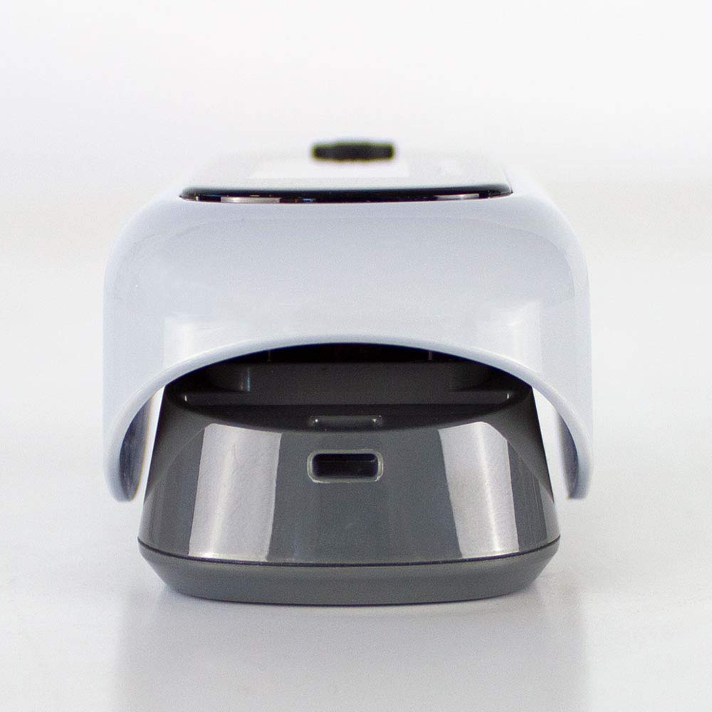Oxymètre de pouls portable, Doigt, Professionnel pour spo2, Saturomètre, Fréquence cardiaque, Écran oled, Gris