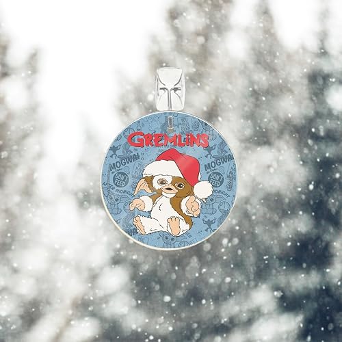 Miniatura 2 de Gremlins Gizmo Sombrero de Navidad Starfire Prints Arte en vidrio Arte de vidrio circular Ideal para regalar y coleccionar