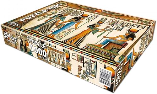 Miniatura 3 de LaModaHome Rompecabezas de 1000 piezas Papyrus Art Collection para familiares y amigos, noches de juego, piezas únicas, tecnología Softclick para un
