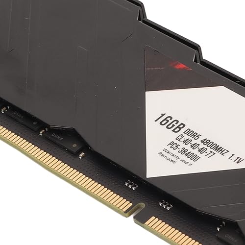 Miniatura 9 de VBESTLIFE DDR5 RAM 16GB 1x16, 4800MHz Frecuencia, CL40 1.1V Kit de memoria para juegos de escritorio compatible con XMP y Expo (negro)