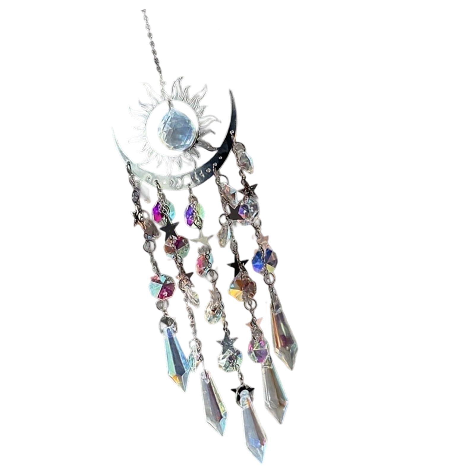 Chimes Garden Decorative Ornaments for Window Yard Hanging Chimes Decoration Balcony Display Crystal Sun Catcher Decoration