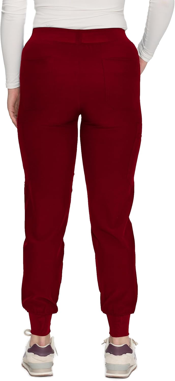COZYFIT Scrub Pants for Women - Cargo Pants Scrubs with 7 Pockets,Soft Stretch - Image 3