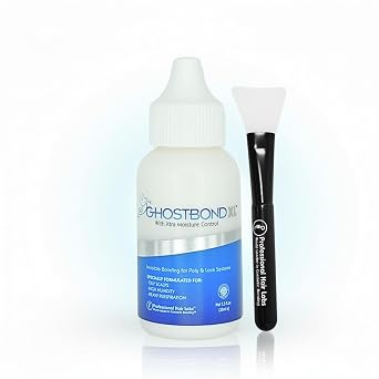 GHOSTBOND XL Hair Replacement Adhesive 1.3oz & Silicone Applicator Invisible Lace Wig Glue, Water & Oil-Resistant, Non-Toxic, Easy Application for Lace Wigs & Hair Systems