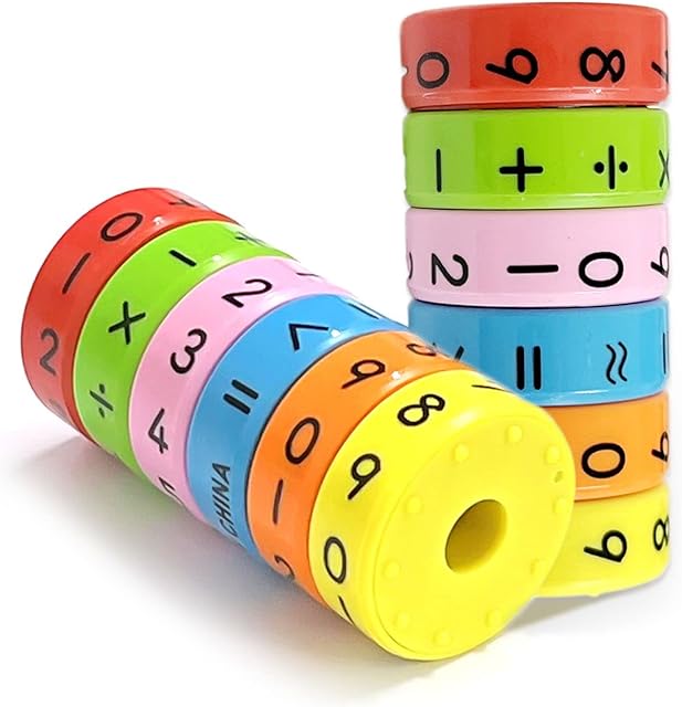 2pcs Magnetic Arithmetic Learning Toys, Intelligence Brain Developing Toy, Educational Math Toys for Children Kids.