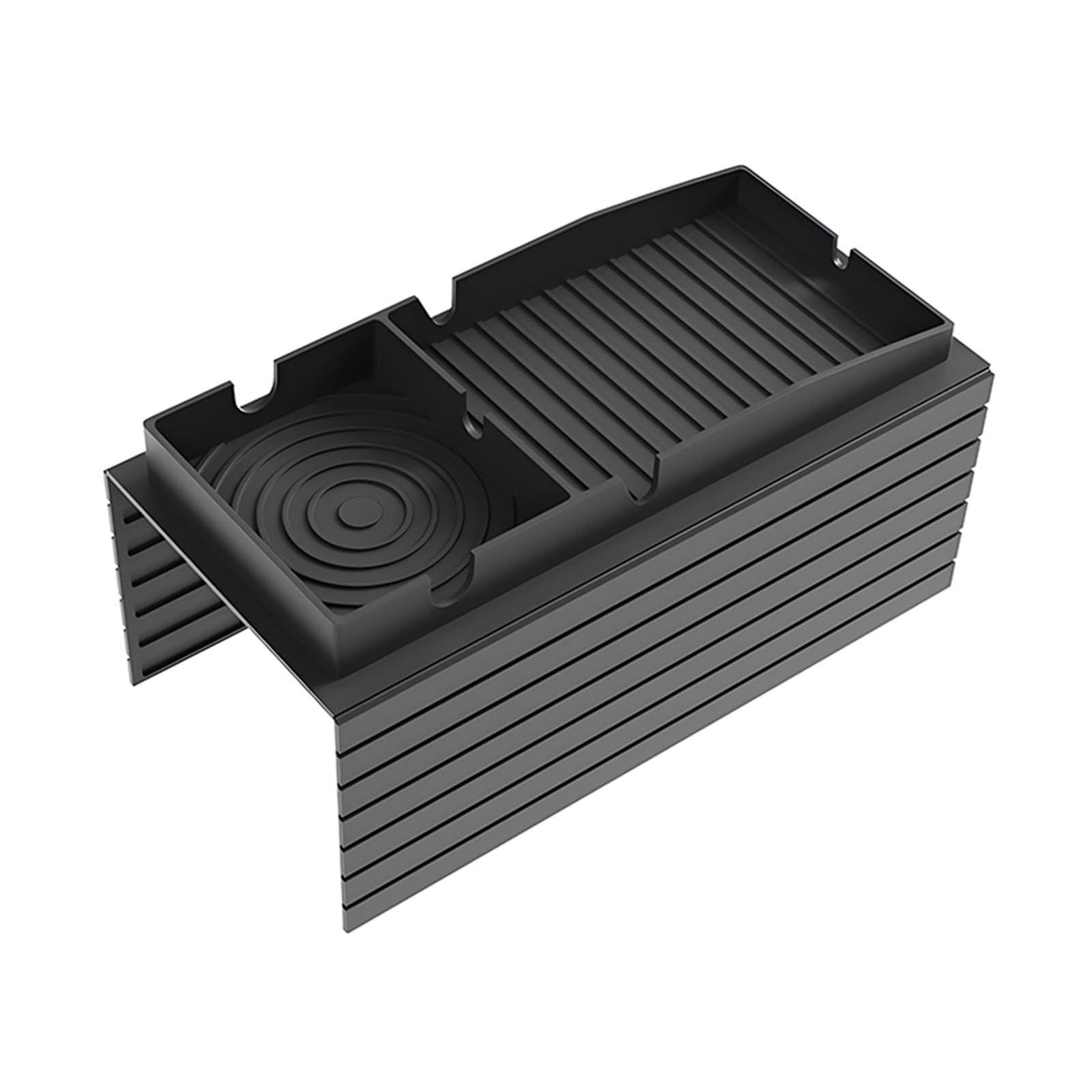 Iopklytf Black Sofa Armrest Organizer Silicone Anti-Slip Sofa Armrest Storage Box