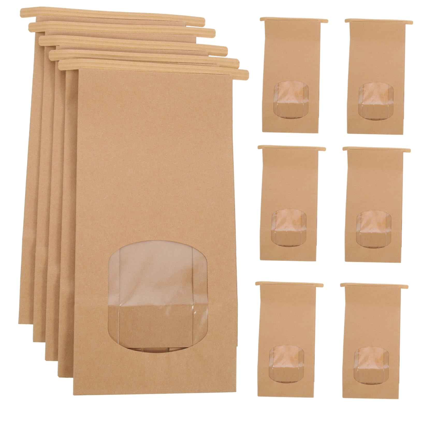Sachet à Biscuits Papier Kraft avec Fenêtre pour vos goûters et ateliers