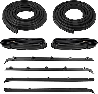 Mardarth 8PCS Front Door Window Weatherstrip Kit for Chevy C10 K10 C1500 K1500 GMC Jimmy Blazer Suburban 1981-1991