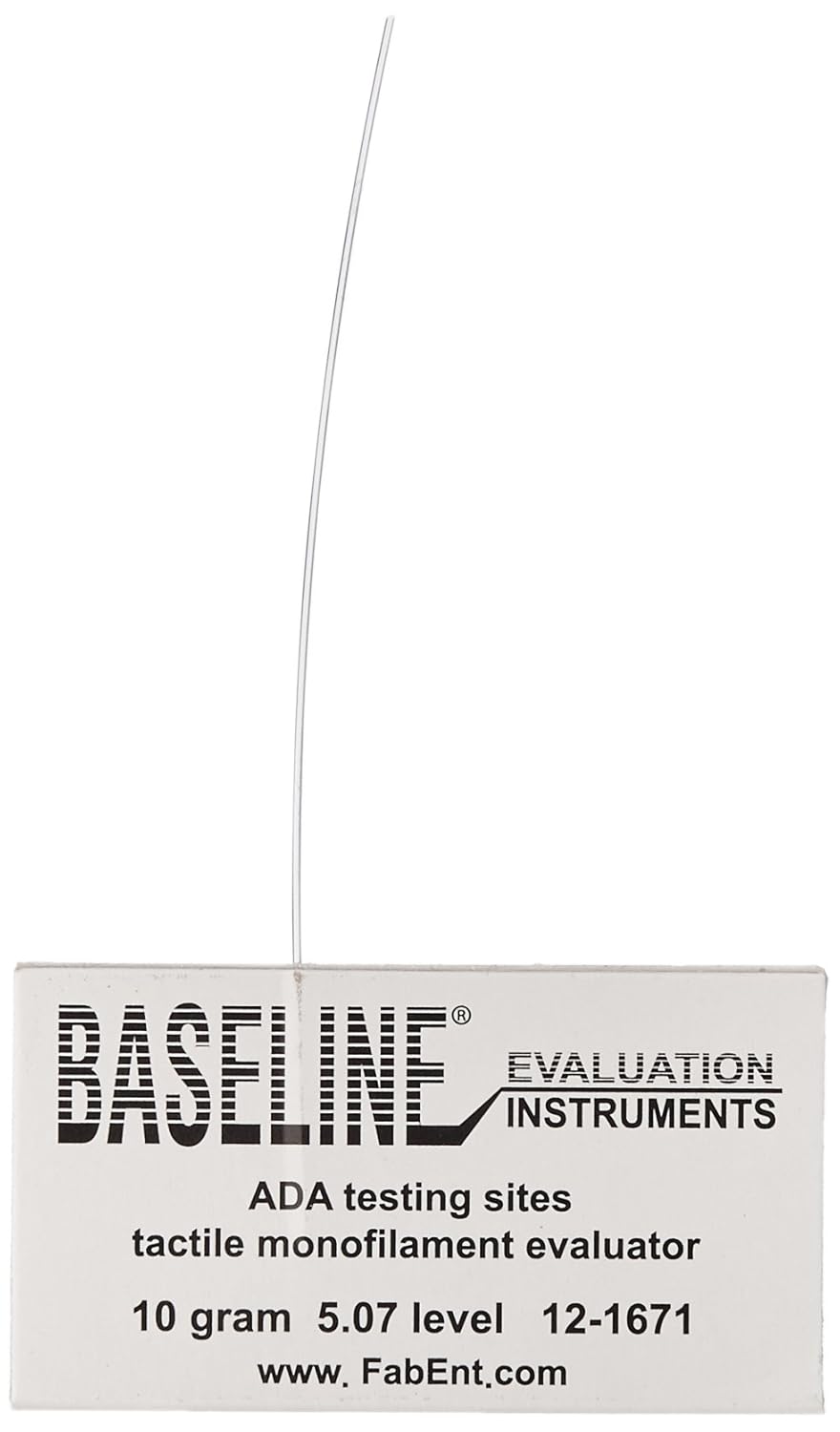 Baseline 12-1671-40 Tactile Monofilament, LEAP Program, Disposable, 5.07 to 10 gram (Pack of 40)