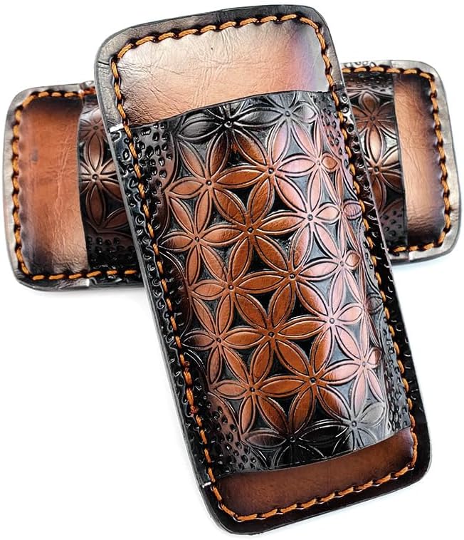 1PC Knife Sheath, Universal Top-layer Cowhide Leather Protective Cover with Belt Loop Fits for Home, Outdoor