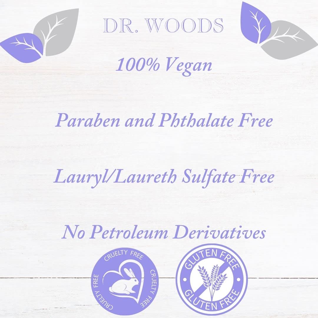 Dr. Woods Jabón líquido de castilla de lavanda pura, 32 onzas