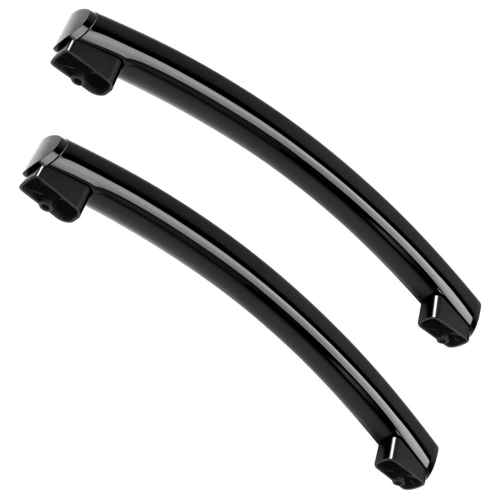 WB15X24435 Mikrowellen-Türgriff (schwarz), für Ge Mikrowellengriff, Ersatz für AP5957851, PS10065137, EAP10065137, 2 Stück
