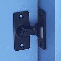 Vista 5 de szhdxsy - Cerradura de puerta de ángulo recto de 90 grados 304 de acero inoxidable con hebilla de bloqueo de leva para puerta y ventana, barra