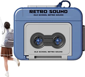 Vintage Recorder Keychain Music Playback, Recording