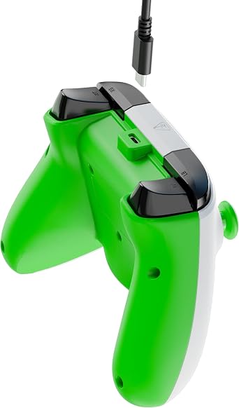 TURTLE BEACH コントローラー Rematch Core ホワイト＆グリーン 有線 USB Xbox公認 PC/Xbox Series X|S対応 チャットミックス マイクミュート 人間工学メーカー保証2年+代理店保証6ヶ月