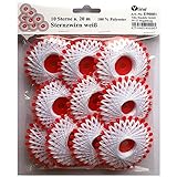 Farbe: weiss / weiß Yline 10 Sterne a. 20 m Sternzwirn Polyester Weiss/weiß, Sternchenzwirn Stern - Zwirn, E90081