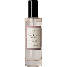 Votivo Saint Germain Lavender 4.3 oz Room & Linen Spray | Floral Scented Air Freshener for Linens & Living Areas | Premium Long Lasting Fragrance