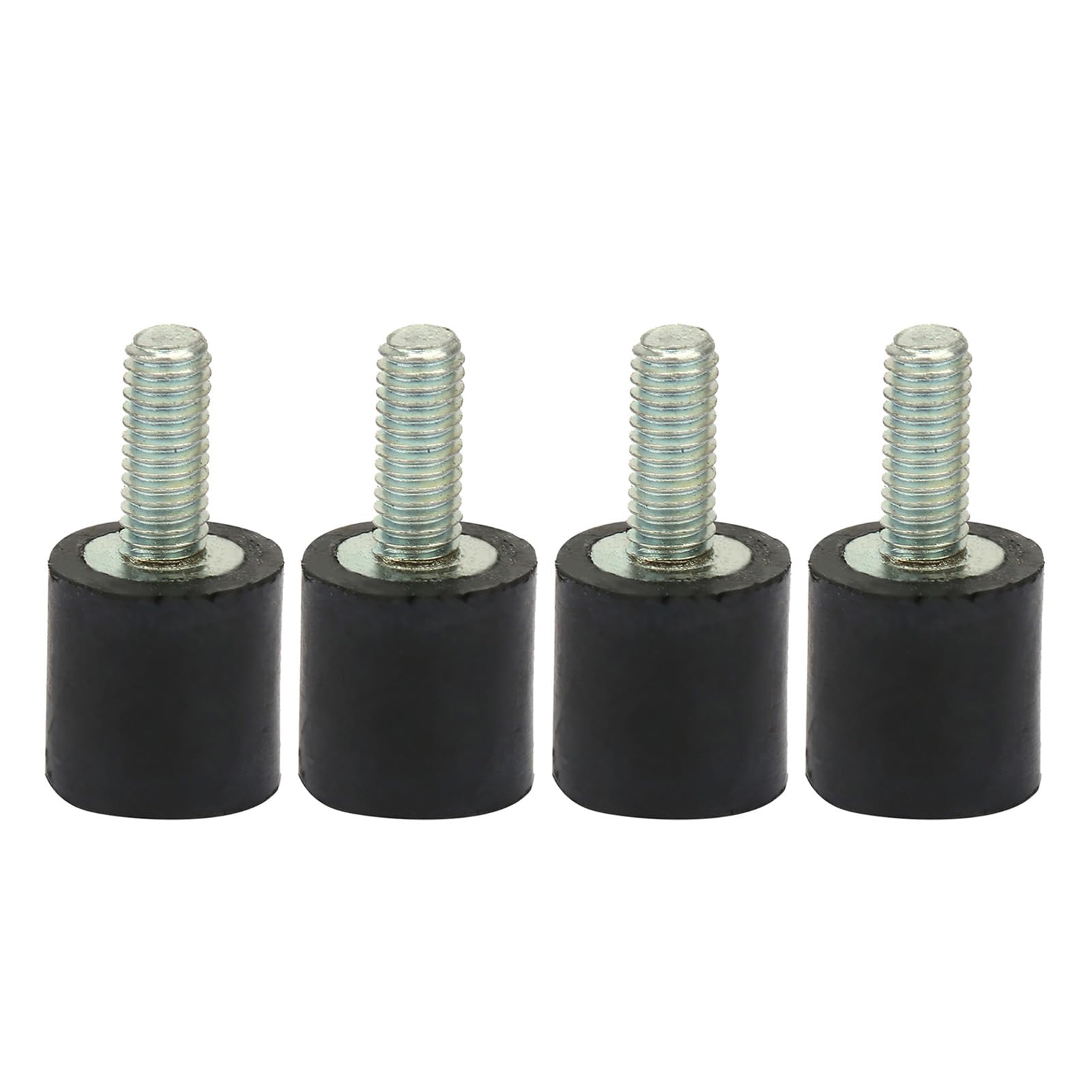 NDNCZDHC 4pcs M3 M5 M6 Rubber Vibration Isolator Mounts Shock Absorber Isolation Anti Vibration Silent Blocks for Air Compressors and Water Pumps (VD8*8 M3*8)