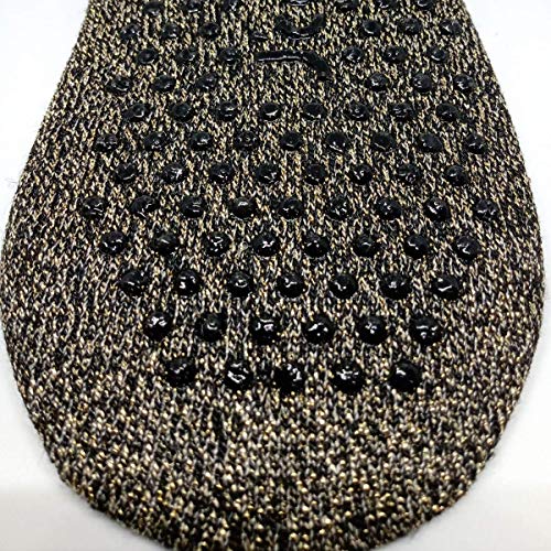 12 Pares Meias Antiderrapante Pilates Yoga Meditação Casual Brilhante Treino