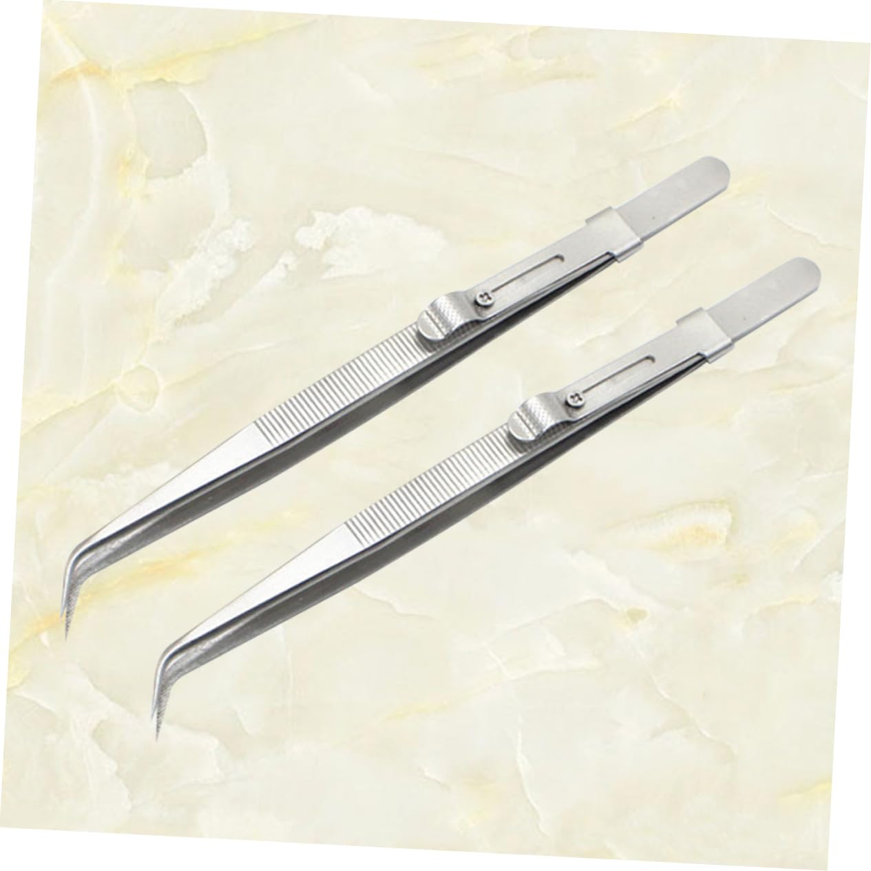 Mipcase 6pezzi Pinzette Acciaio Inossidabile Con Punta Sottile e Curva Per Manicure Riparazioni e Gioielli Pinzette Multifunzionali e Antiscivolo Per Uso Professionale e Personale