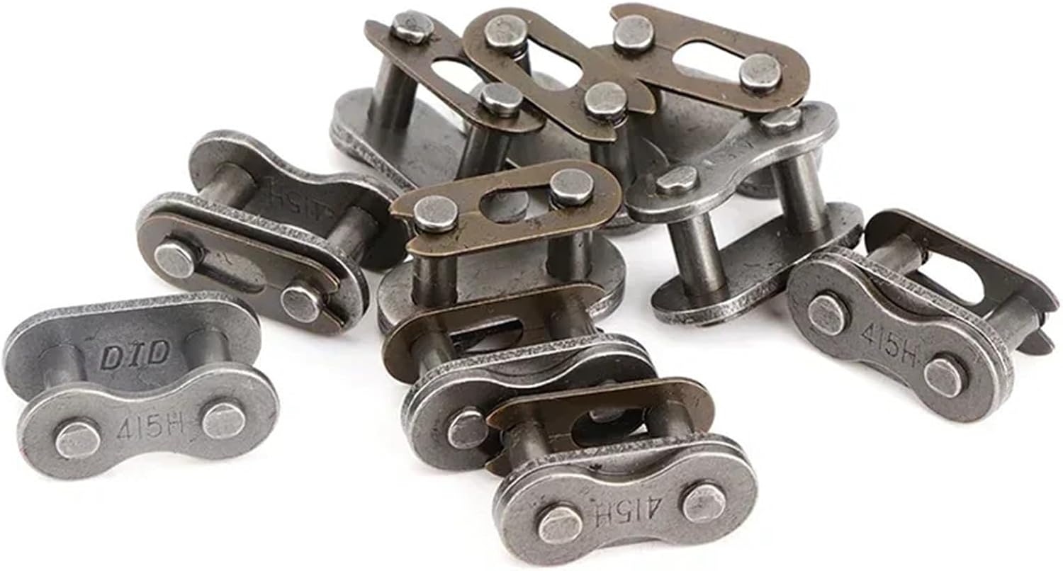 Master Link 20pcs Motorcycle Accessories Black 415H Chain Master Link Parts