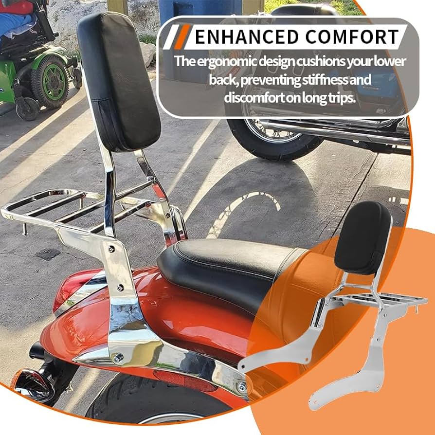 Sissybar With Rearrack Chrome | Kawasaki VN 900 Classic