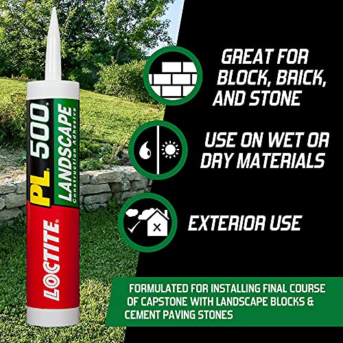 Loctite 1654392 Pl 500 Landscape Block And Paver Voc Construction Adhesive 10-Ounce Cartridge thumb #8